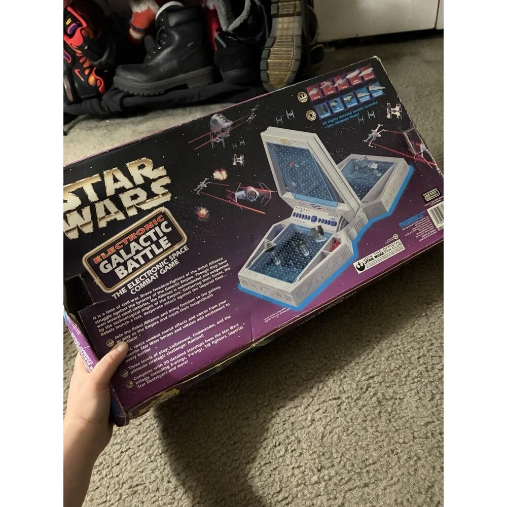 Tiger Electronics Star Wars Electronic Galactic Battle Board Game Sound Effects